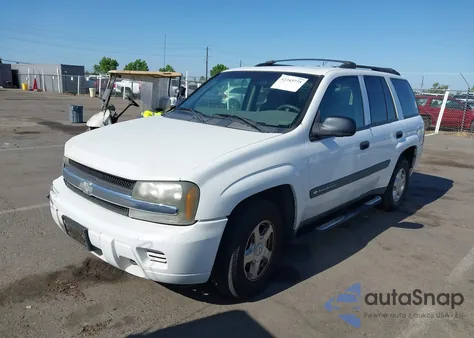2003 Chevrolet Trailblazer Ls из США, поврежденный, VIN 1GNDT13S232122404